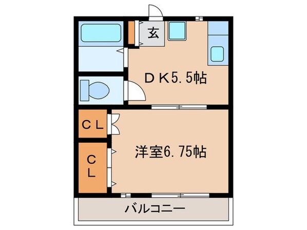 グリ－ンハイツの物件間取画像